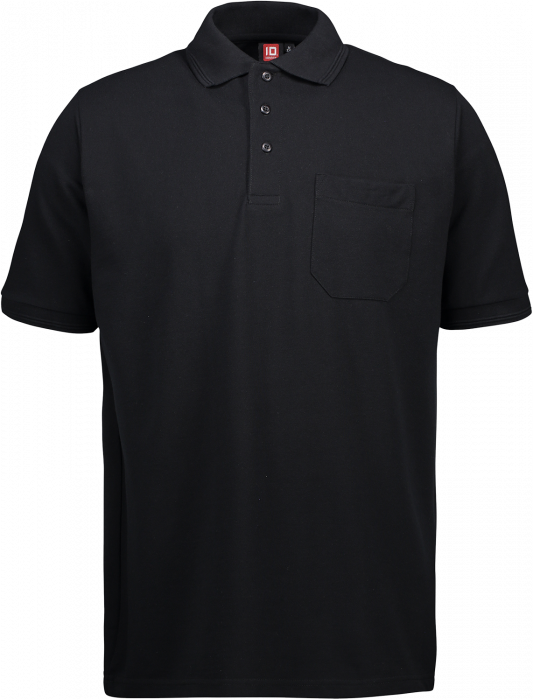 ID - Pro Wear Poloshirt Med Lomme - Black